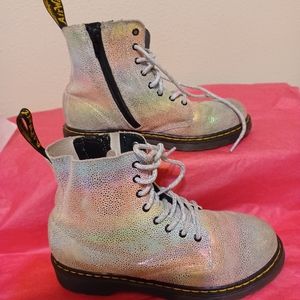 Doc Martens Boots With Rainbow Glitters Sz. 5
